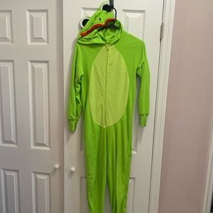 Frog Feetie Pajamas